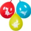 Boland Latexballons Dinoparty 3 Sortiert (25 Cm), 6 Stück