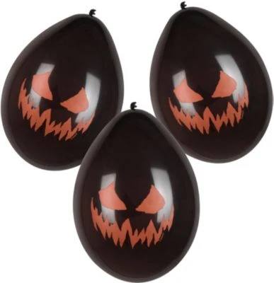 Boland Set 6 Latex Ballons Creepy Pumpkin Zweiseitig Bedruckt (25 Cm) 1 Boland Set 6 Latex Ballons Creepy Pumpkin Zweiseitig Bedruckt (25 Cm)