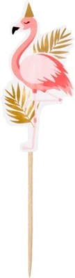 Boland Cocktail-Spiesser Flamingo (13 Cm), 12 Stück