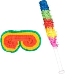 Boland Piñata-Set (Augenbinde Und Schlagstock 43 Cm)