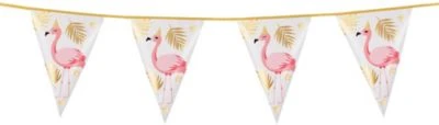 Boland Folienwimpelkette Flamingo (4 M) 1 Boland Folienwimpelkette Flamingo (4 M)