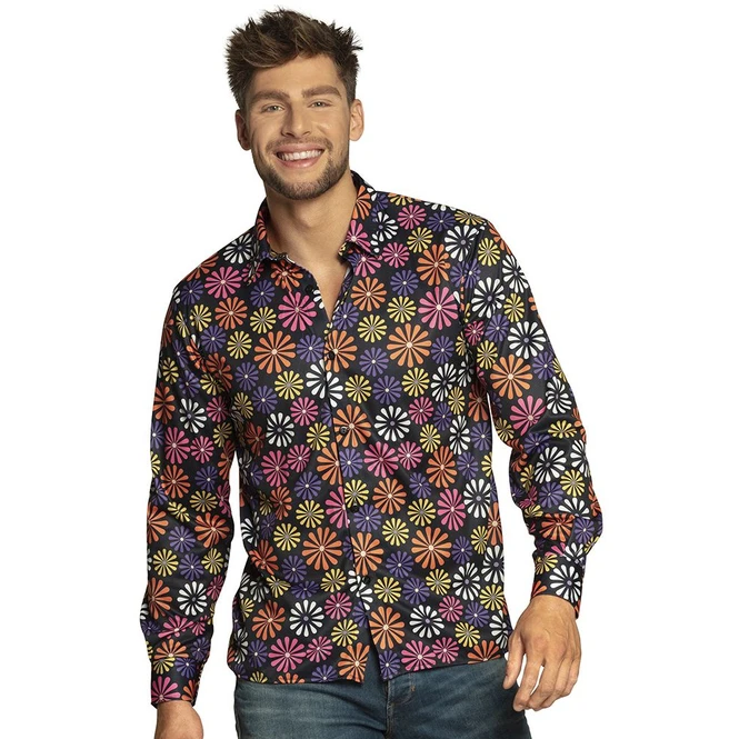 Boland Hemd - Flower Power - Für Erwachsene - Verschiedene Größen 2 Boland Hemd - Flower Power - Für Erwachsene - Verschiedene Größen – Bild 2