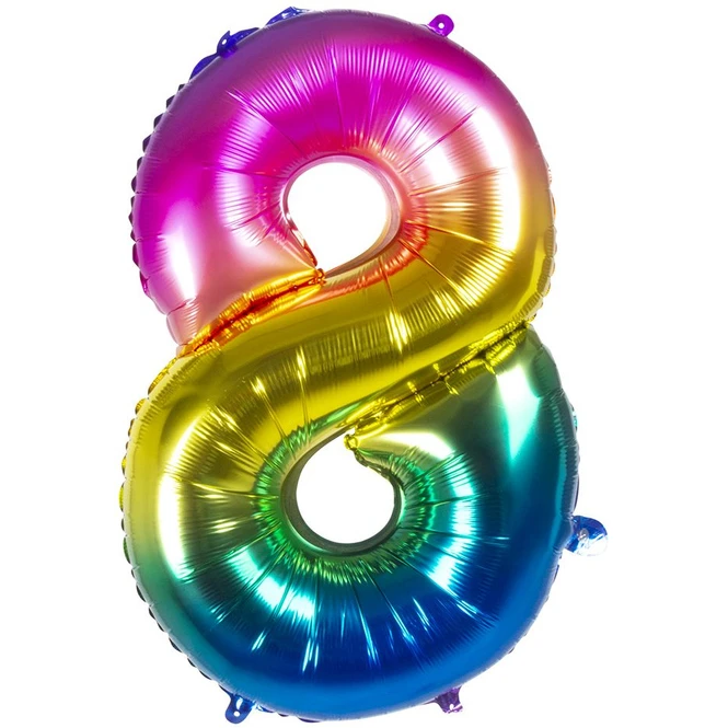 Boland Folienballon - Bunte Zahl - 0 Bis 9 2 Boland Folienballon - Bunte Zahl - 0 Bis 9 – Bild 2