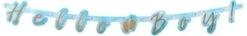 Boland Buchstabengirlande Hello Boy, Karton, 1,43 M
