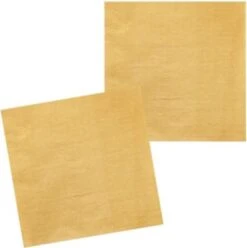 Boland Satz 12 Servietten Gold (33 X 33 Cm)