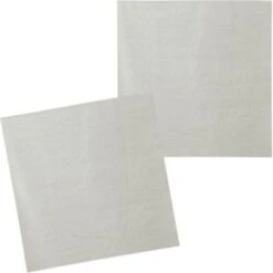 Boland Servietten Silber, 33 Cm. 12 Stück