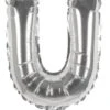 Boland Folienballon U Silber 36 Cm