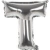 Boland Folienballon T Silber 36 Cm