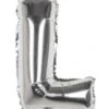 Boland Folienballon L Silber 36 Cm