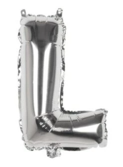 Boland Folienballon L Silber 36 Cm
