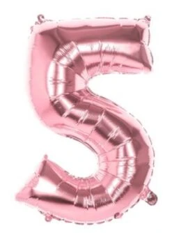 Boland Folienballon 5 Rosegold 86 Cm