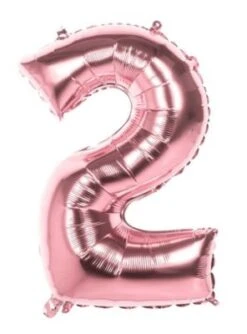Boland Folienballon 2 Rosegold 86 Cm