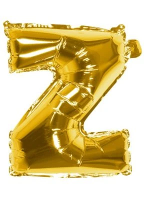 Boland Folienballon Z Gold 36 Cm 1 Boland Folienballon Z Gold 36 Cm