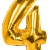 Boland Folienballon 4 Gold 86 Cm