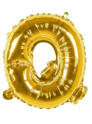 Boland Folienballon Q Gold 36 Cm 1 Boland Folienballon Q Gold 36 Cm
