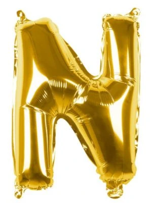 Boland Folienballon N Gold 36 Cm 1 Boland Folienballon N Gold 36 Cm