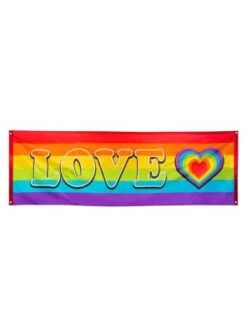 Boland Regenbogen Banner Love