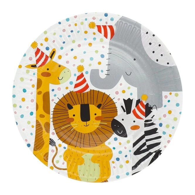 Boland 8 Partyteller - Safari - Ø Ca. 23 Cm 1 Boland 8 Partyteller - Safari - Ø Ca. 23 Cm