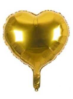 Boland Herz Folienballon Gold