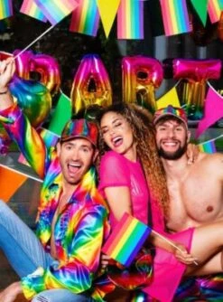 Boland Herz Folienballon Regenbogen -Boland Store 25466135 03