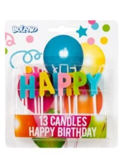 Boland Happy Birthday Geburtstagskerzen