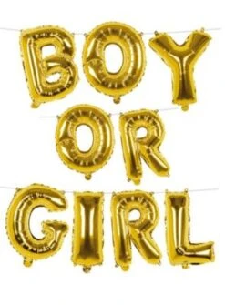 Boland Boy Or Girl Folienballongirlande