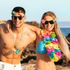 Boland Regenbogen Hawaiikette XXL 6 Boland Regenbogen Hawaiikette XXL -Boland Store 27529872 03