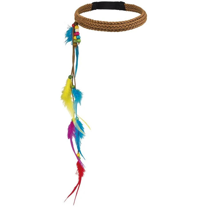 Boland Stirnband - Hippie - Für Erwachsene 1 Boland Stirnband - Hippie - Für Erwachsene