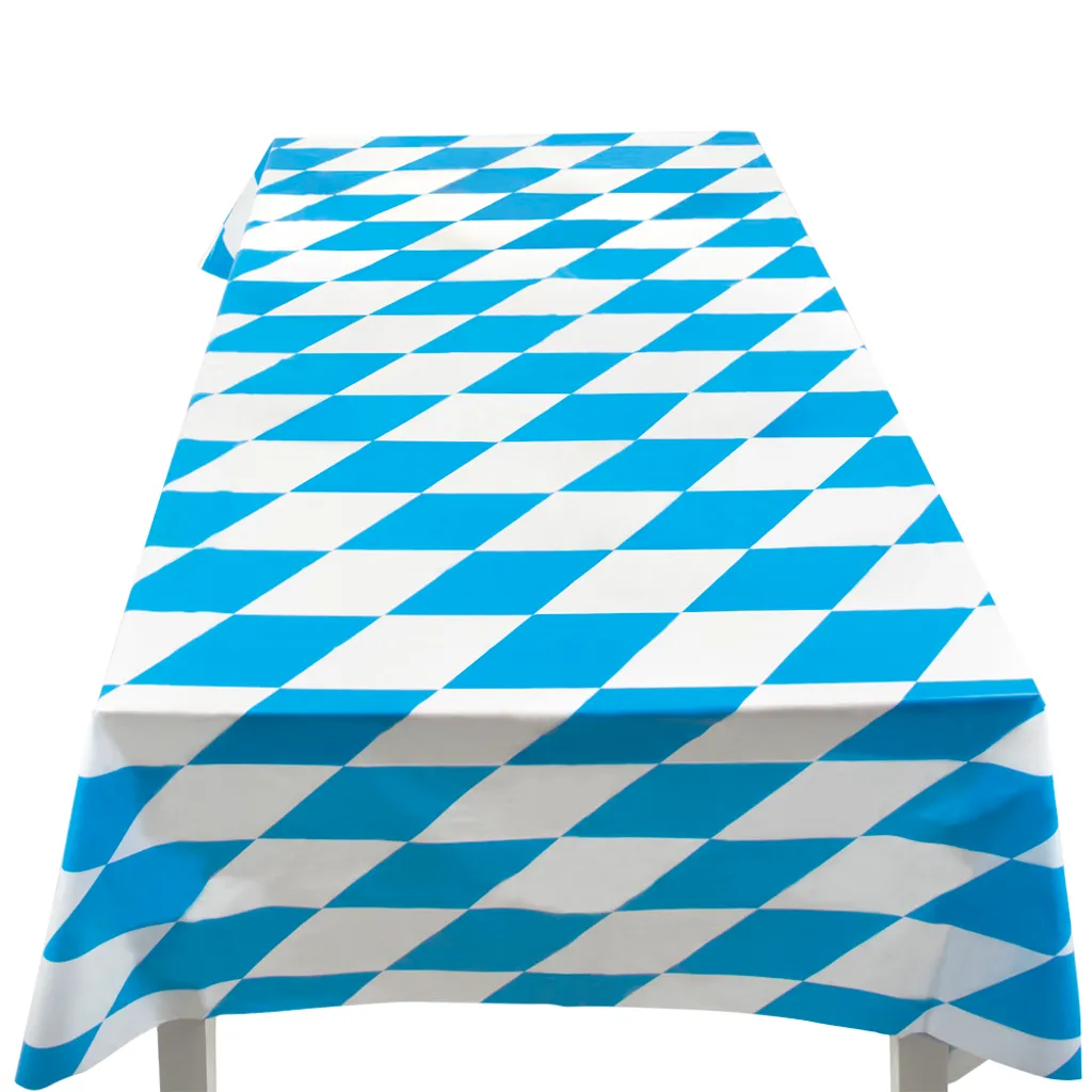 Boland Oktoberfest Tischdecke Bierfest Bayern 130 X 180 Cm - Bavaria Blau Weiß 2 Boland Oktoberfest Tischdecke Bierfest Bayern 130 X 180 Cm - Bavaria Blau Weiß – Bild 2