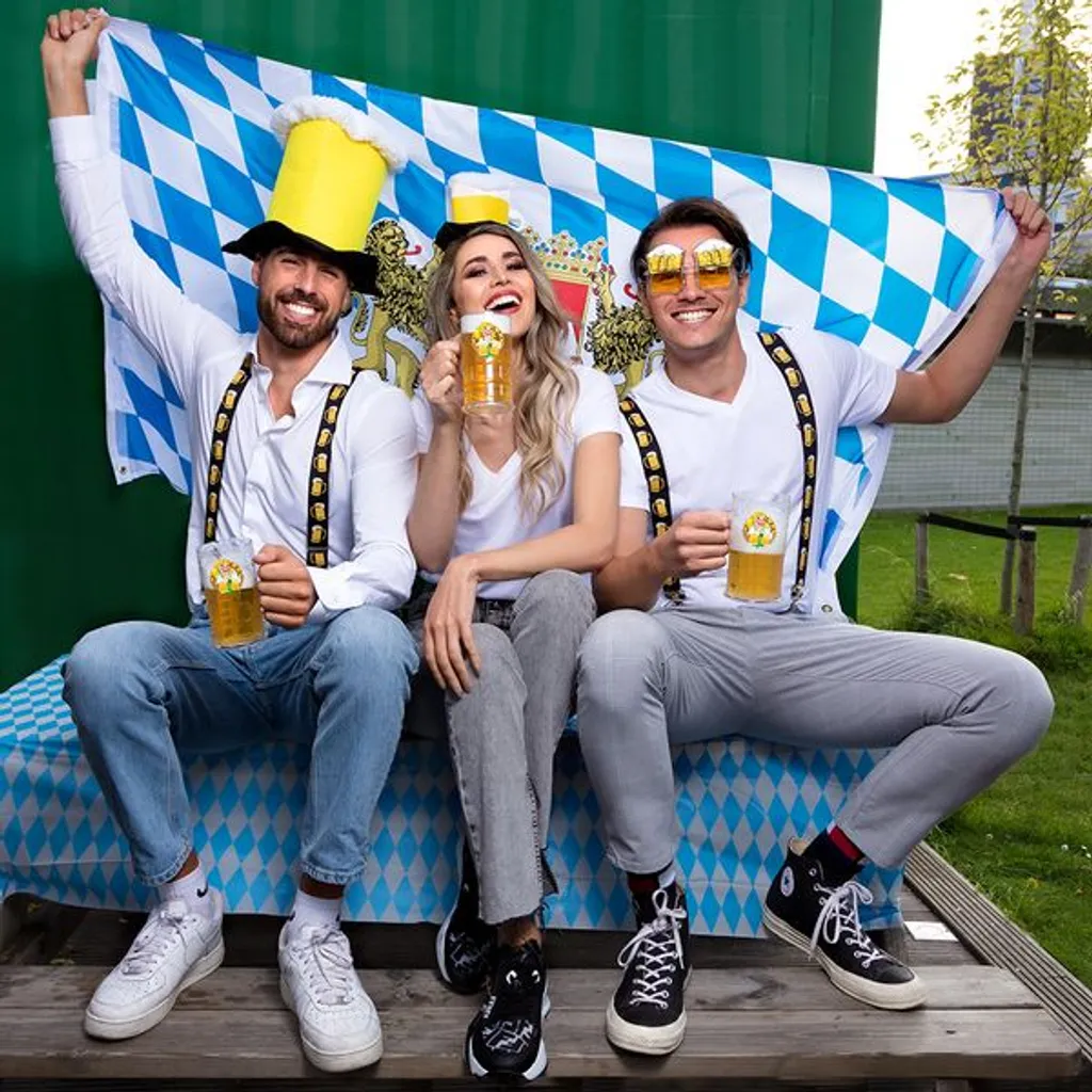 Boland Oktoberfest Tischdecke Bierfest Bayern 130 X 180 Cm - Bavaria Blau Weiß 7 Boland Oktoberfest Tischdecke Bierfest Bayern 130 X 180 Cm - Bavaria Blau Weiß – Bild 7